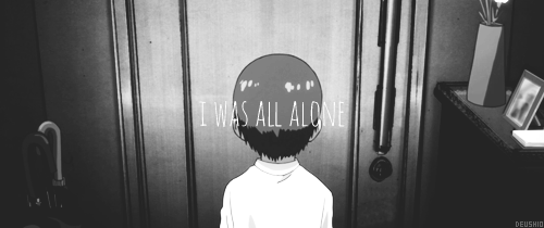 I was all alone ” . . . Kaneki sad gif tokyoghoul an...