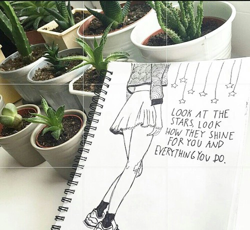 weheartit coldplay plants tumblr drawing
