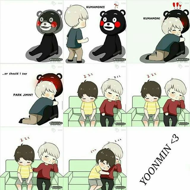 picture Cute Yoonmin Comic jiminsuga yoonmin image by hallucineon