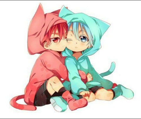 Cute Cute Love Anime Kawaii Boys Amor Couple Amo