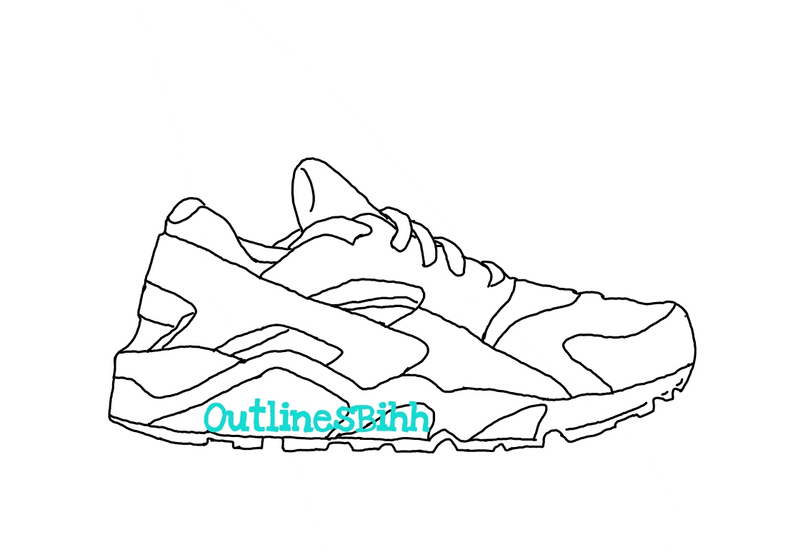 huaraches drawing