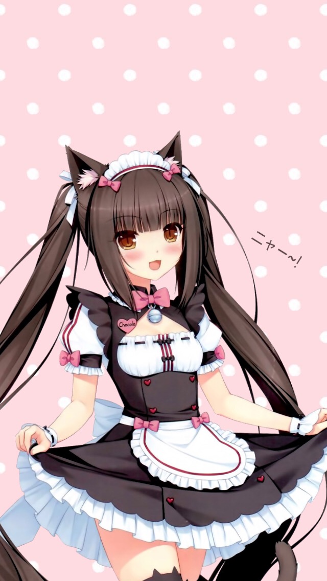 Nekopara Cat Phone Iphone Wallpaper Image By Kat Song