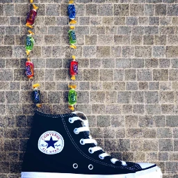 wppflatlay candy converse shoes jollyranchers